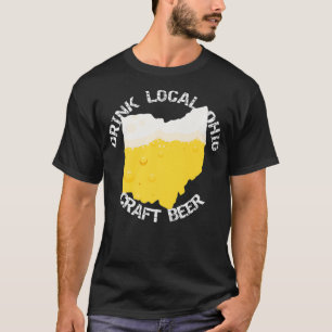 Drink Craft Beer Ohio Drink Local Premium  T-Shirt