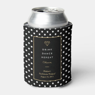 Drink Dance Repeat Bachelorette Can Cooler