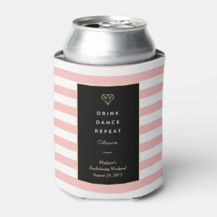 Drink Dance Repeat Bachelorette Can Cooler