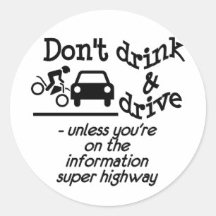 Drink & Drive stickers