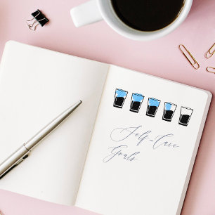 Drink Enough Water Self-Care Goals Mental Health Self-inking Stamp