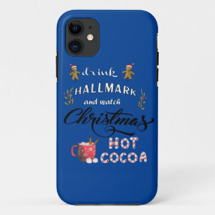 Drink hot cocoa and watch the Christmas Case-Mate iPhone Case