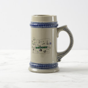 Drink in Oregon Beer Stein