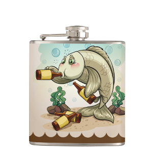 Drink Like a Fish Hip Flask