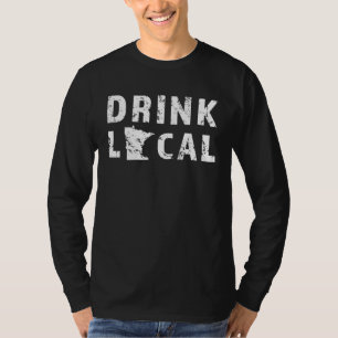 Drink Local Minnesota Craft Beer MN Brewers & Brew T-Shirt