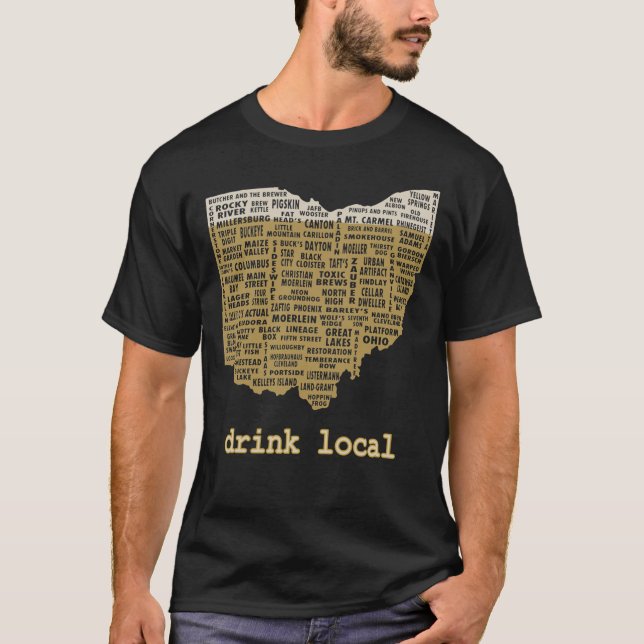 Drink Local - Ohio Beer Shirt Essential T-Shirt (Front)
