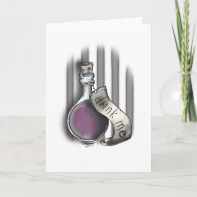 Drink Me - Alice Card (Front)