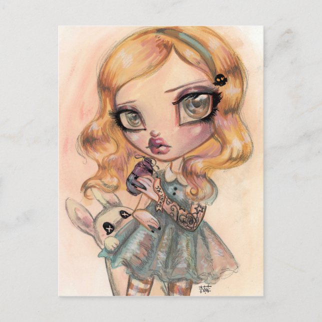 Drink Me - Alice in Wonderland by Natasha Wescoat Postcard (Front)
