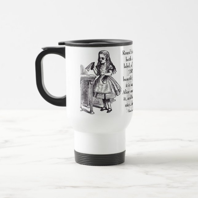 Drink Me! Alice In Wonderland Mug (Left)