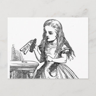 Drink Me (Alice in Wonderland) Postcard