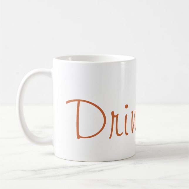 Drink Me Coffee Tea Chocolate Mug (Left)