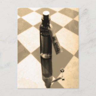 DRINK ME Postcard