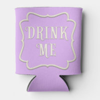 "Drink Me Wonderland Tea Party Pastel Purple