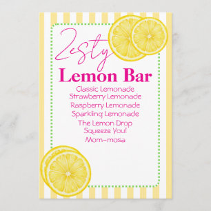 Drink Menu Sign
