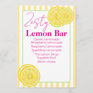 Drink Menu Sign