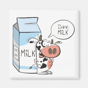 Drink milk magnet