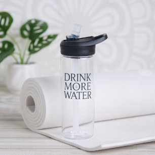 Drink More Water Custom BPA Free Sports Bottle