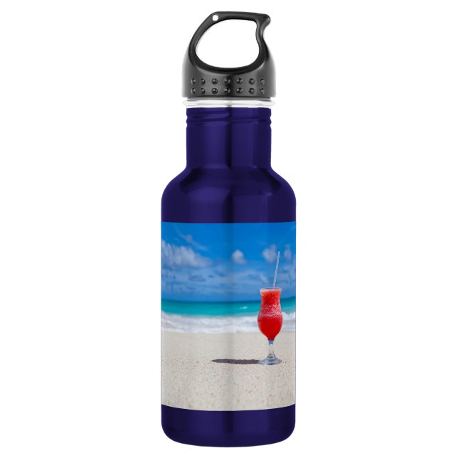 Drink On Beach 532 Ml Water Bottle (Front)