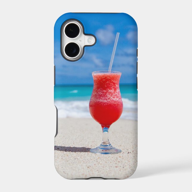 Drink On Beach iPhone case (Back)