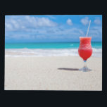 Drink On Beach notepads<br><div class="desc">Using the “customise it” function,  add your own text if you wish.  Photo by Vera Kratochvil,  from www.publicdomainpictures.net.  See my store for more drink items.</div>