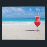 Drink On Beach notepads<br><div class="desc">Using the “customise it” function,  add your own text if you wish.  Photo by Vera Kratochvil,  from www.publicdomainpictures.net.  See my store for more drink items.</div>