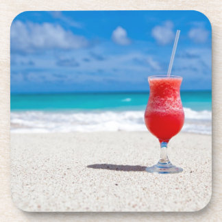 Drink on the Beach Coaster