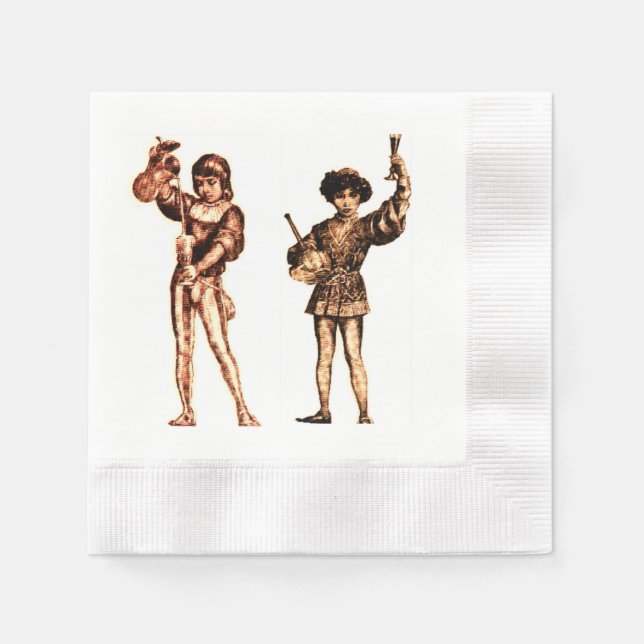 "Drink Servers" Napkin (Front)