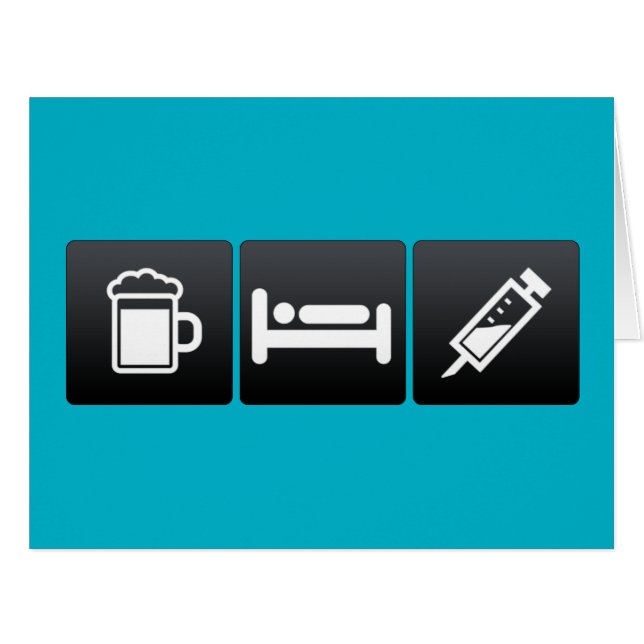 Drink, Sleep and anaesthesia (Front Horizontal)