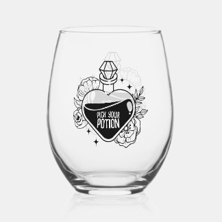 Drink Style: Stemless Wine Glass, Set Glass