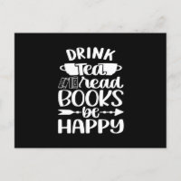 Drink Tea Read Book Be Happy