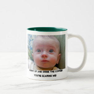 Drink The Coffee! Two-Tone Coffee Mug