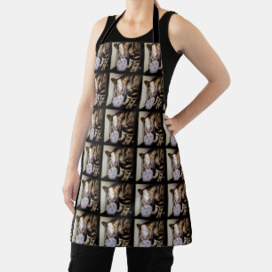 Drink Thief Cat by Shirley Taylor Apron