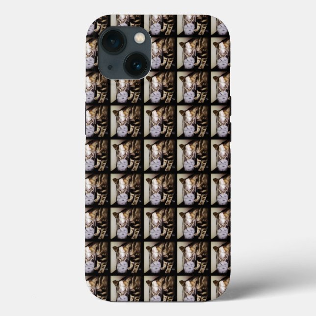 Drink Thief Cat by Shirley Taylor Case-Mate iPhone Case (Back)