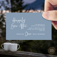 Drink Ticket, Adult Beverage, Happily Ever After