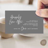 Drink Ticket, Adult Beverage, Happily Ever After
