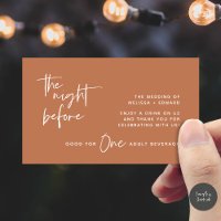 Drink Ticket Adult Beverage The Night Before Party