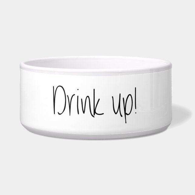 Drink Up Pet Bowl (Front)