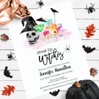 Drink Up Whitches Bridal Shower Budget Invitations