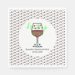 Drink Up Witches Halloween Bachelorette Napkin