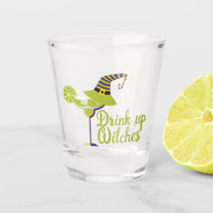 Drink up Witches Halloween Humour Shot Glass