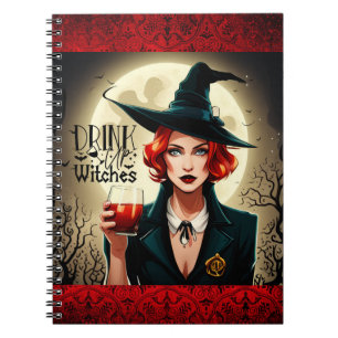 Drink Up Witches Notebook