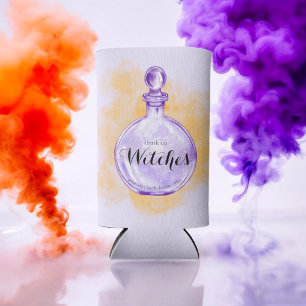 Drink Up Witches Purple Watercolor Potion Seltzer Can Cooler