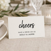 Drink Voucher | Grey Minimalist Coupon Card