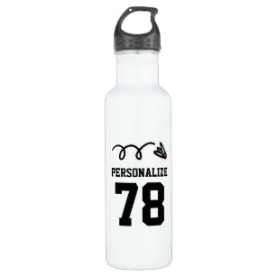 Drink water bottle gift for badminton sport player
