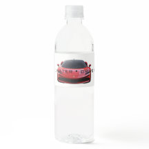 Drink Water Drive Safe Car Water Bottle Label