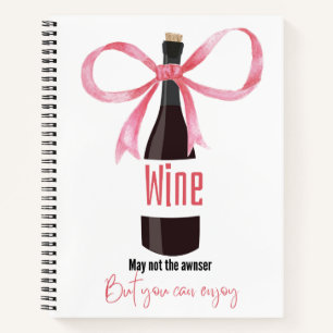 drink wine notebook