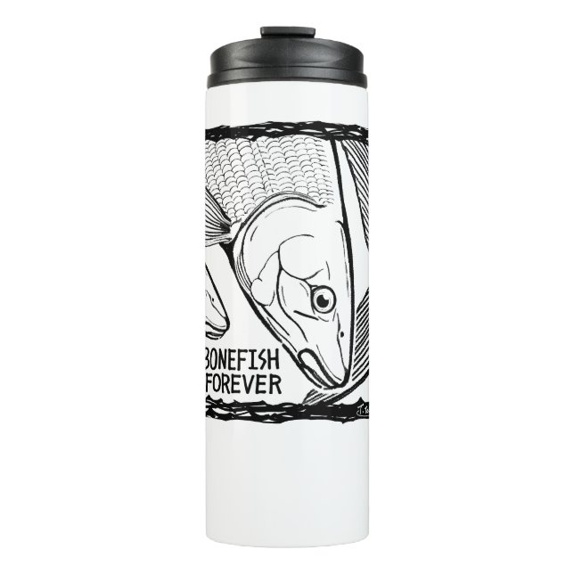 Drink with bones! thermal tumbler (Front)