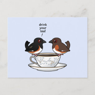 Drink Your Tea! Postcard