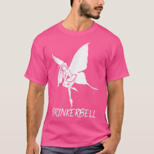 Drinkerbell Fairy Cool Wine Funny Drinking Glass W T-Shirt