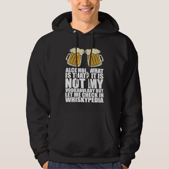 Drinking  Alcohol  Drinking Team Hoodie (Front)